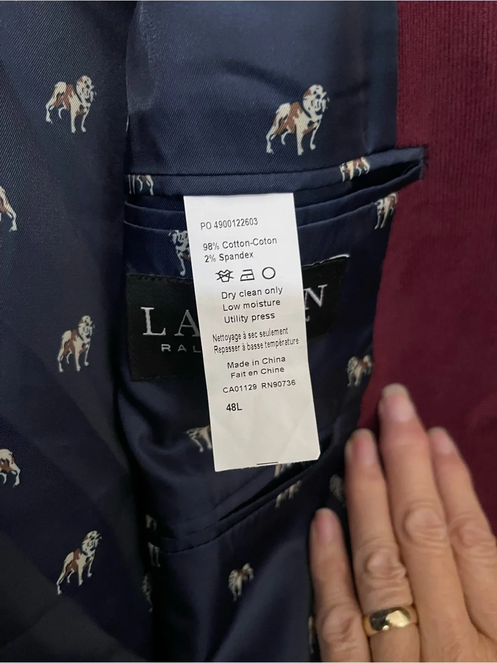 Lauren Ralph Lauren questions leave